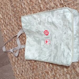 Large grey Lululemon Olympics tote